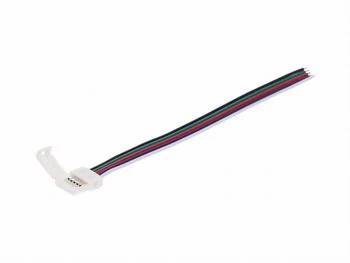 Złączka do taśmy led rgbw 10mm taśma-przewód