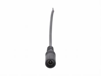 Gniazdo DC 5.5x2.5 przewód czarny 15cm 22awg