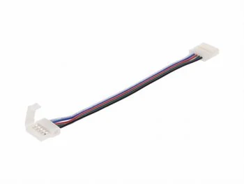 Złączka do taśmy led rgbw 10mm taśma-przewód-taśma