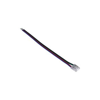 Złączka do taśmy led COB/RGB kolor 10mm taśma-przewód 15cm