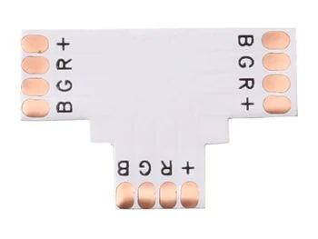 Złączka do taśmy led rgb 10mm PCB T