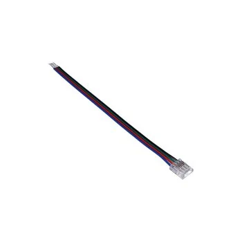 Złączka do taśmy led SMD/RGB kolor 10mm taśma-przewód 15cm