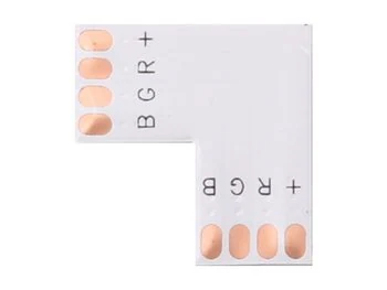 Złączka do taśmy led rgb 10mm PCB L