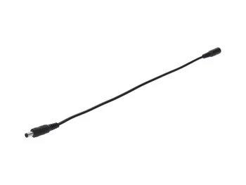 Przedłużka DC 5.5/2.1 1W-1G czarna 150cm