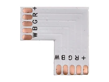 Złączka do taśmy led rgbw 12mm PCB L