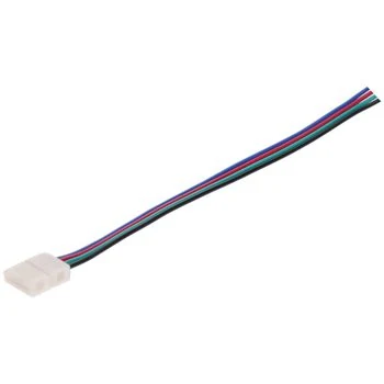 Złączka do taśmy led rgb 10mm taśma-przewód