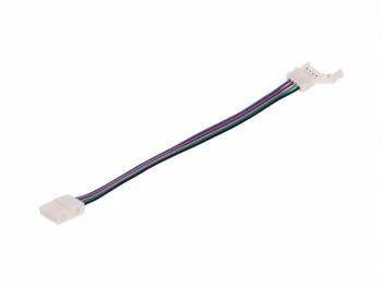 Złączka do taśmy led rgb 10mm taśma-przewód-taśma