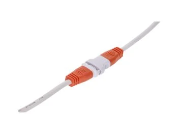 Złączka 2-pin KLIK wtyk+gniazdo 300+15cm biała