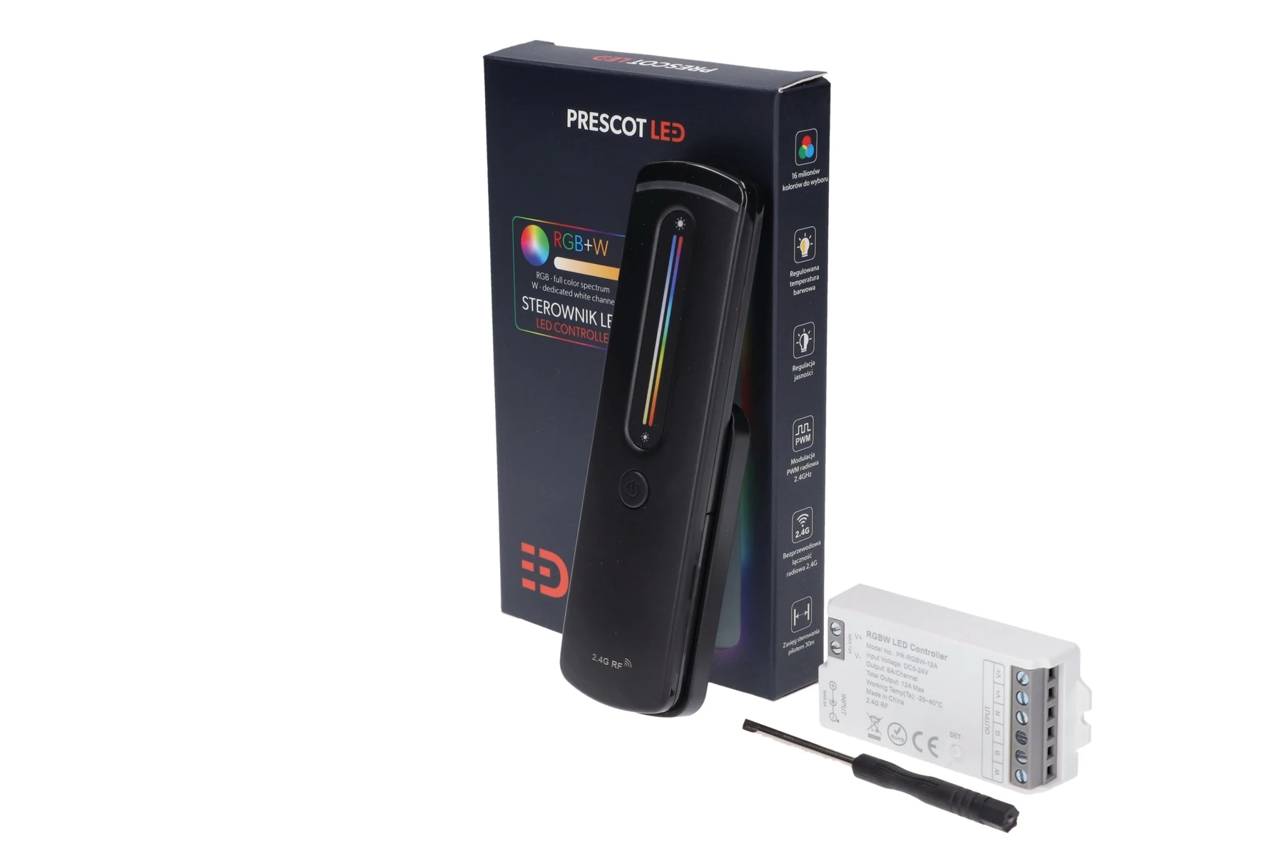 Zestaw PR Touch RGBW — pilot i odbiornik