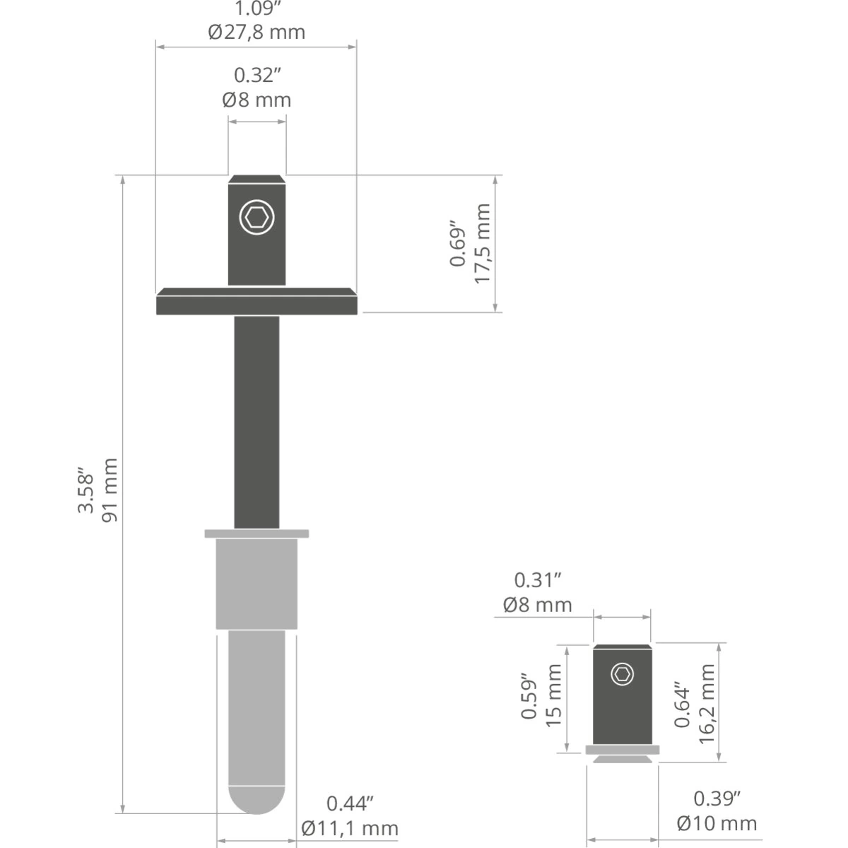 Zestaw zawieszek FI-8-MR-1