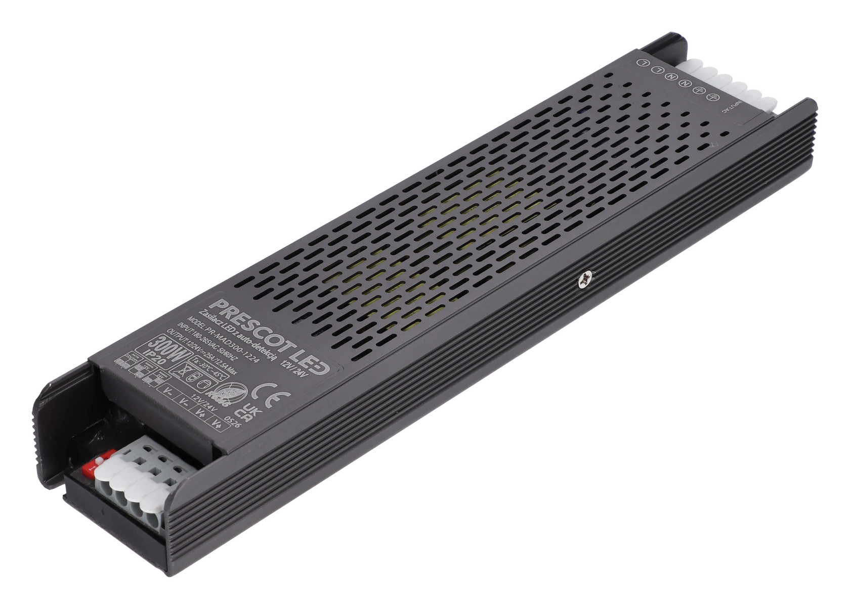 Zasilacz PRESCOT PR-MAD300-1224, 300 W — oryginalne zdjęcie produktu
